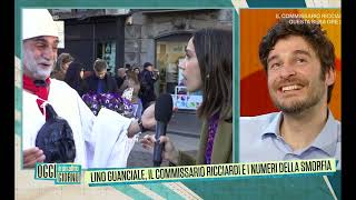 Angelo Iannelli a  Rai Uno "Oggi è un altro  giorno" Pulcinella