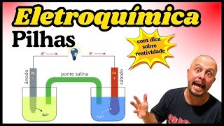 Eletroquímica - Pilhas | Aula Completa sobre a Pilha de Daniell do jeito fácil #química #vestibular