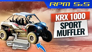 KRX 1000 BEST Sounding Muffler! RPM SxS Sport Muffler!