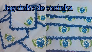 joguinho de cozinha #pintura #crochê