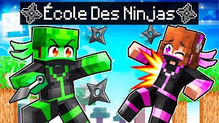 Aller à L'ÉCOLE NINJA dans Minecraft !