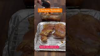 Pantry Challenge Day 13: How to make Teriyaki Chicken Lunch from leftovers #pantrychallenge #lunch