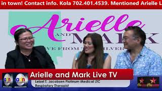 Arielle & Mark LiveTV featuring Leizel, Respiratory Therapist