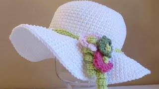 Sombrero de Mujer . Tejido a Crochet