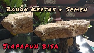 POT BONSAI RELIEF, Cara membuat Pot bonsai relief karang laut