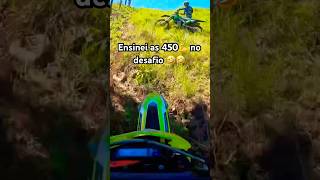 Kx 450 X Mxf 250 no morro do desafio 🥵🥵 #viral #shorts