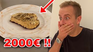 2000 € vergoldetes Steak ! 😨