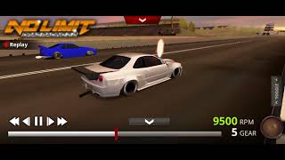 No limit drag racing 2.0 v1.9.9 Twin Turbo 2001 Nissan Skyline R34 @5.551 et