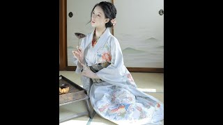 Moon Glow Yukata Wrap Dress