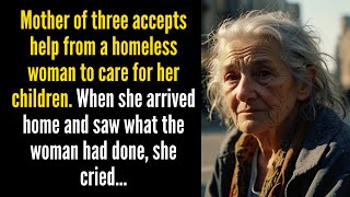 Mother Accepted Help from a Homeless Woman to Care for Her Children, When She Arrived Home…