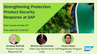 ✨ Strengthening Protection: Product Security Response at SAP