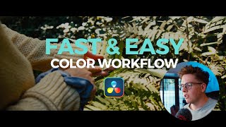 How to get Creamy Color Grades in DaVinci Resolve FAST - DaVinci Resolve Color Grading Tutorial