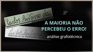 Análise de assinaturas e desafio de perícia grafotécnica