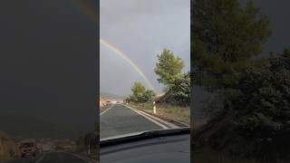 The most beautiful rainbow I have ever seen #croatia #autmn #mood #rain #rainbow #rainyday