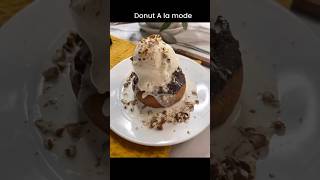 Donut A la mode #donuts #icecream #desserts