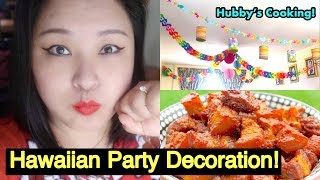 Jab Mero Buda le Pork ko Curry Banayo || Decorating for Hawaiian Theme Party + The Ace Family!