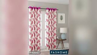 FasHome Eyelet Door Curtain(7Ft)