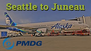 MSFS LIVE | *PMDG 737-800* | Seattle to Juneau | Alaska OPS | GSX | VATSIM