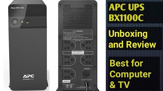 APC Back UPS BX1100C #Unboxing and Review# Best UPS for work from home with surge protection