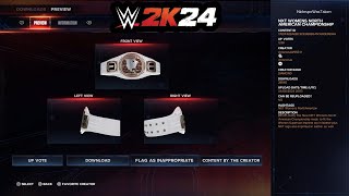 WWE 2K24 - How To Get The Women's North American Title