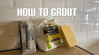 How to grout