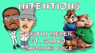 Justin Bieber - Intentions ft. Quavo (Chipmunks Version)