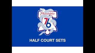 2017-2018 Philadelphia 76ers Half Court Sets