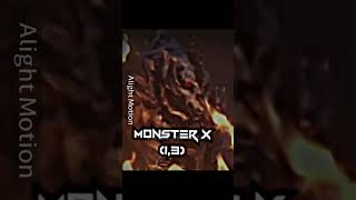 Destoroyah vs Monster X // song monster// #edit #Monster X #destoroyah