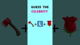 Guess the celebrity by emoji #shorts