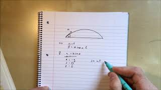 11  Projection at any Angle Chapter 6 Section 3 Edexcel Applied A Level Maths