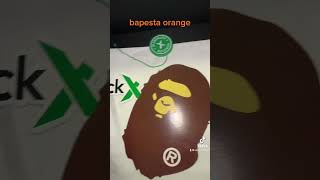 BAPESTA SNEAKERS 🍊 #bape #bapesta #dhgate #dhgatefinds #dhgatehaul #dhgateunboxing #baper