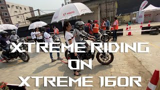 Xtreme 160R Crash, Wheelie and Race | Hero Xtracks Event Howrah