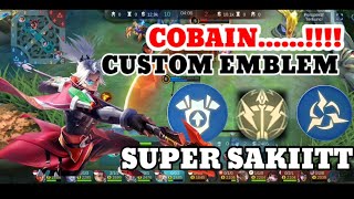 EMBLEM &BUILD ZILONG  SUPER CIAMIX DI MYTHIC#mobilelegends