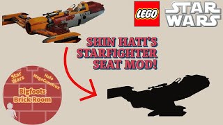 Lego Star Wars Shin Hati's Star Fighter modifications