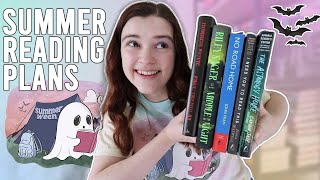 all the spooky books I want to read this summer 🌞👻 [SUMMERWEEN TBR + Book Troop announcements]