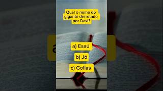 "Você Consegue Acertar Essas Perguntas Sobre a Bíblia? 📖 Quiz Bíblico"✨ #quiz #quizinteligente