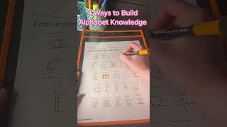 4 Ways to Build Alphabet Knowledge #scienceofreading #alphabet #lettersounds #teachers #letternames