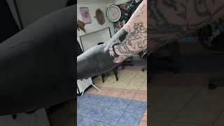 Black work tattoo Блэк ворк тату. (работа в процессе) #tattooartist #tattoo #burlak