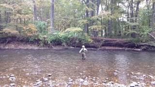 Nichol fly fishing last spring