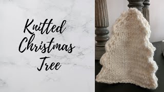 How to knit a Christmas tree