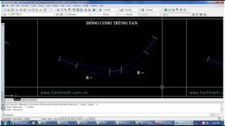 Fillet cong trùng Tang trong AutoCAD