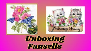 Unboxing partenariat Fansells #diamondpainting #fansells #collab #arttherapy #loisirscreatifs