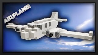 How to make an airplane in minecraft #airplane #minecrft #tutorials