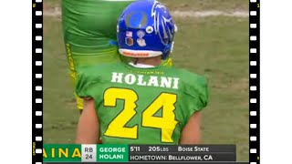 George Holani Hula Bowl HIGHLIGHTS | Boise State RB | Every Run