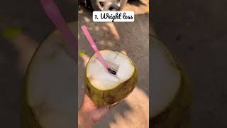 Benefits of drinking Coconut 🥥 Water 💧on an empty stomach | #shorts | #ytshorts