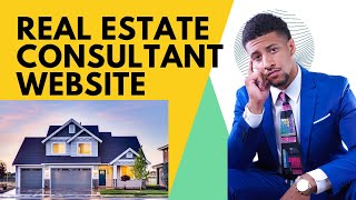 Real Estate Website Tutorial: How to Build A Real Estate Consultant Website in 19 Minutes.