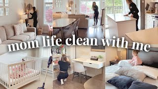 MOM LIFE CLEAN WITH ME 2022 || WHOLE HOUSE MOM LIFE CLEANING || Taylor Marie Motherhood