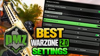 *NEW* BEST Settings for Warzone 2 DMZ 🔥SEASON 4🔥 (PC + Controller)