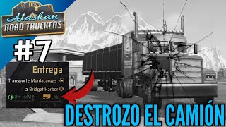 Estreno mi CARNET B destrozando el cargamento 🤦🏻‍♂️ - Alaskan Road Truckers PS5 #7