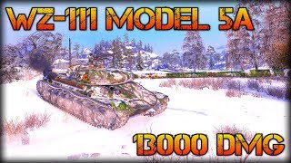 WZ-111 model 5A \ world of tanks \ 13000 damage \